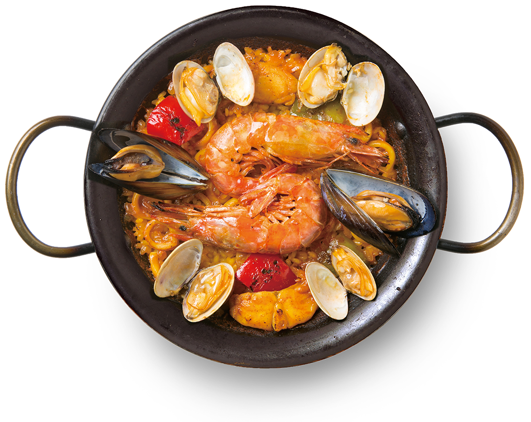 海の幸のパエリア
