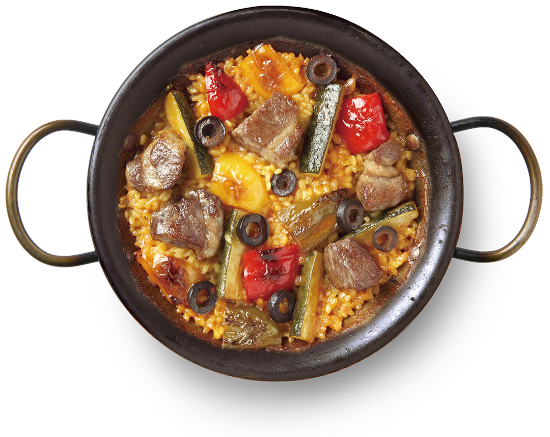 イベリコ豚のパエリア